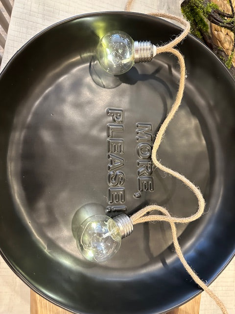 String Lights - Bulbs and Burlap String