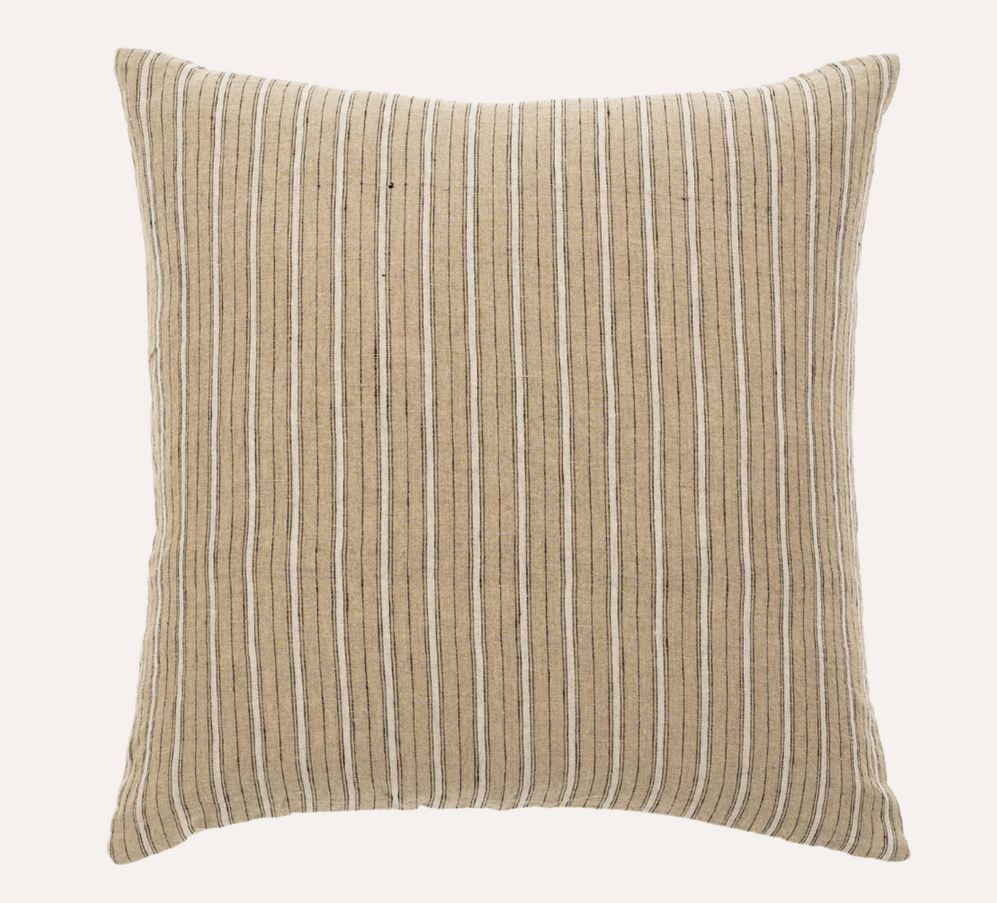 20 x 20 Brighton Stripe Linen Pillow