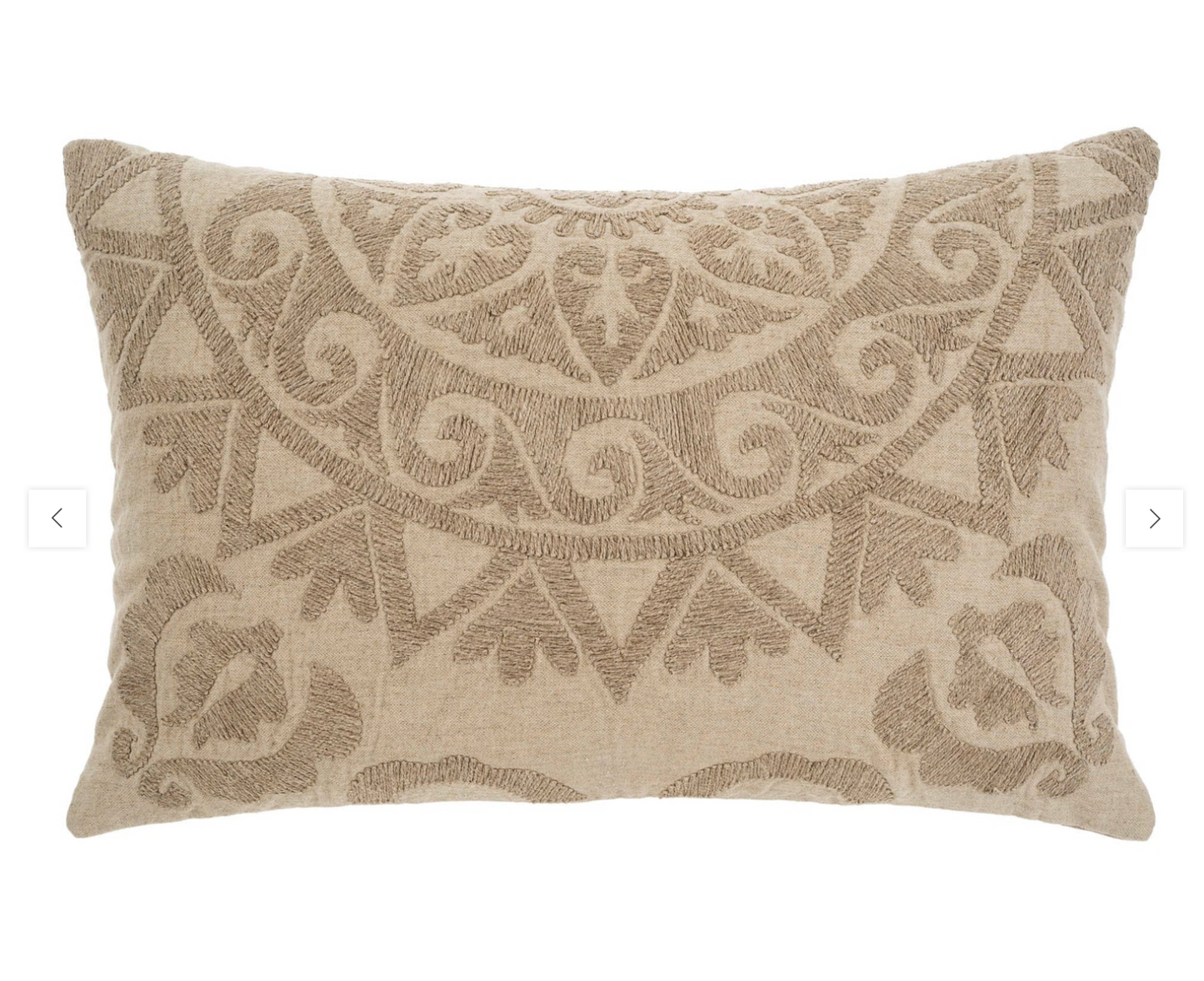 16 x 24 Suzani Boucle Pillow - Sage