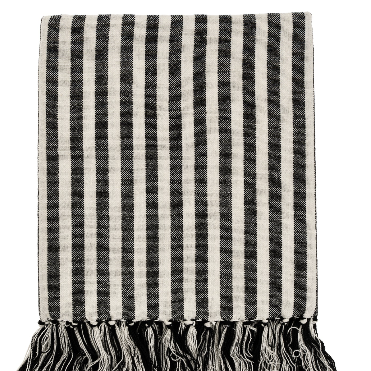 Towel- Hammam Bengal Stripe - Black