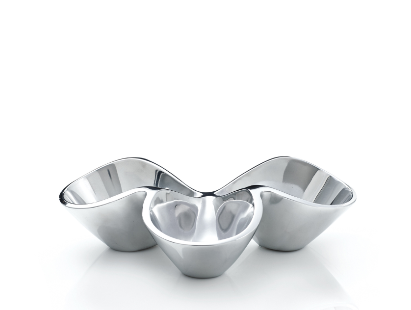 Nambe - Bella Triple Condiment Server