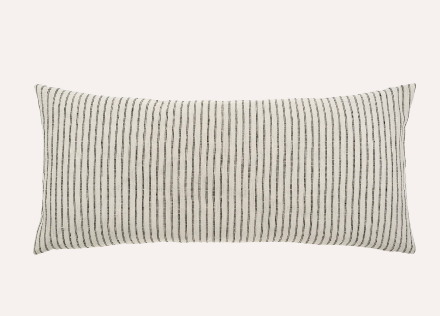 16 x 24 Ticking Stripe Linen Pillow