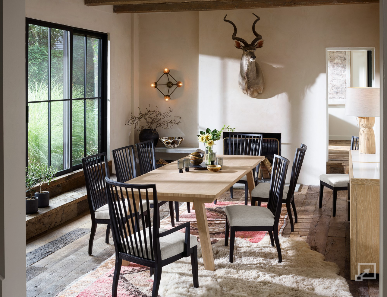 Farnhouse II Bowen Side Chair - Charcoal